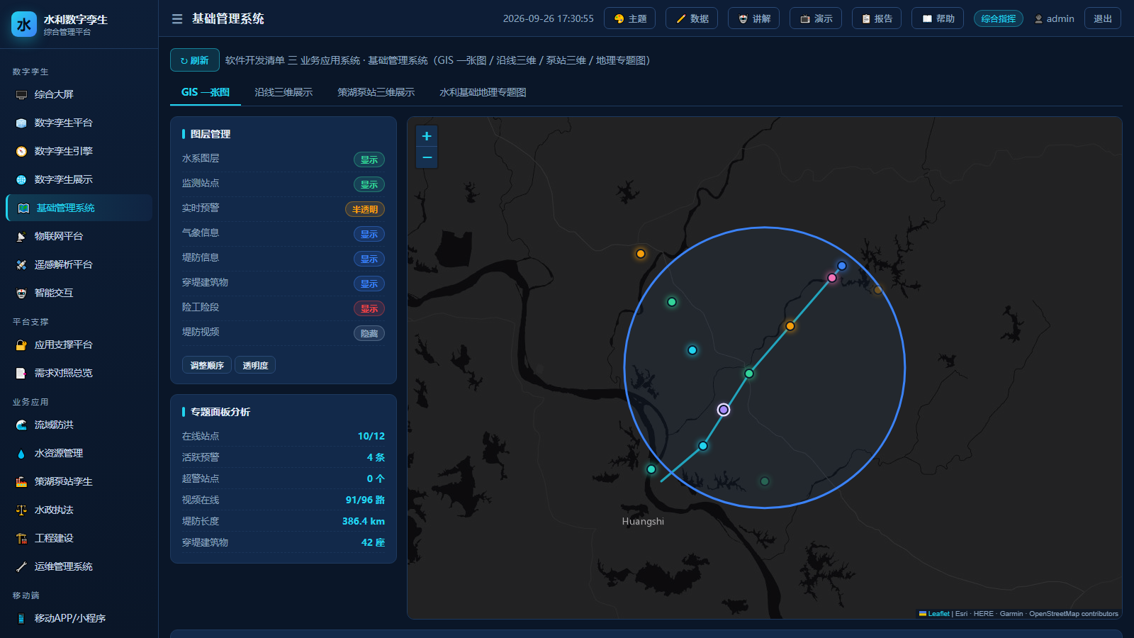 基础管理系统 · GIS 一张图