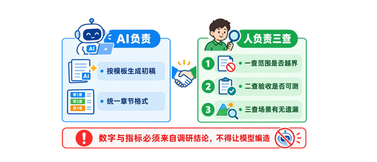图 2-13AI辅助编写与人工三查